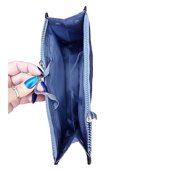 Bag Organizer Black with Dual Zip Pockets & Handles - Picture 2 of 3